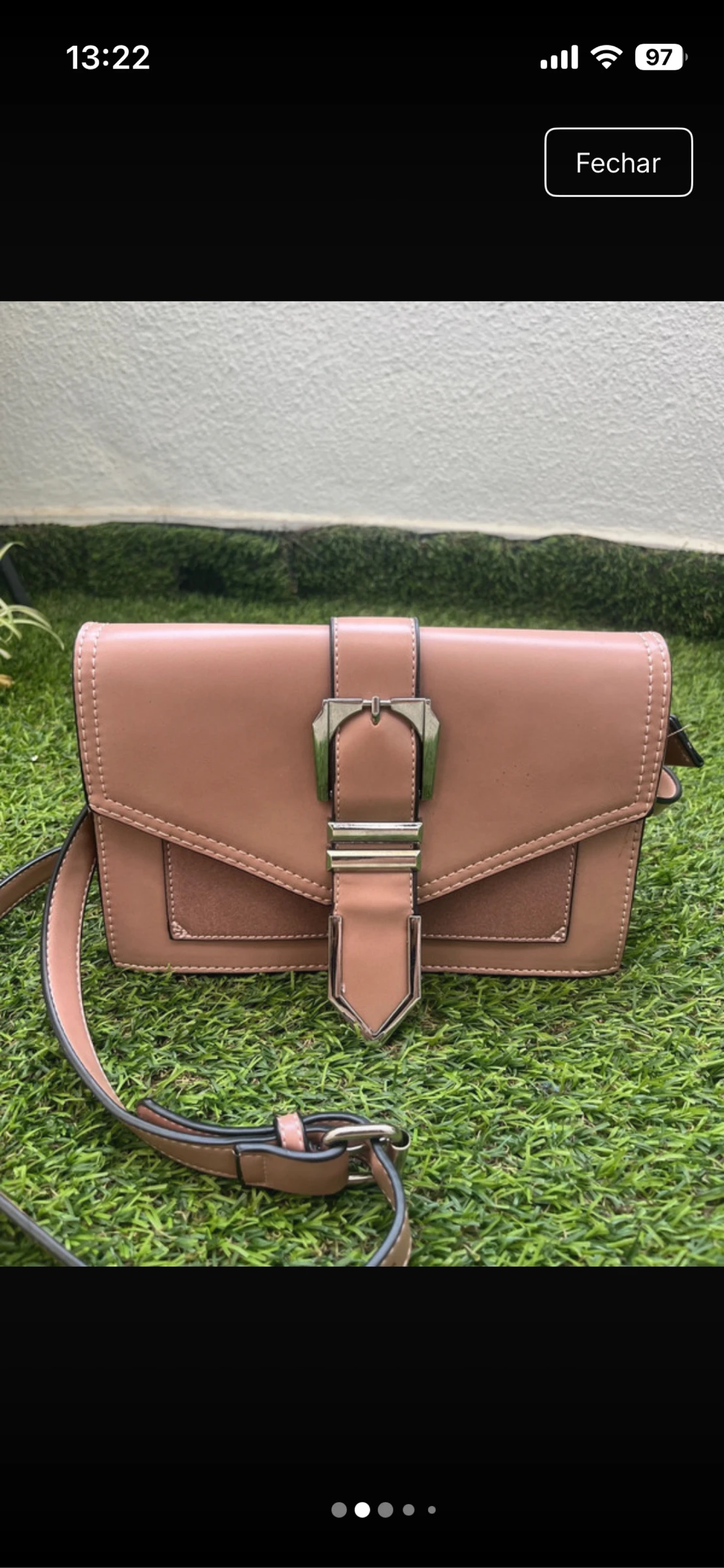 Sac à main rose/beige neuf – photo 2